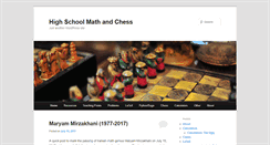 Desktop Screenshot of highschoolmathandchess.com
